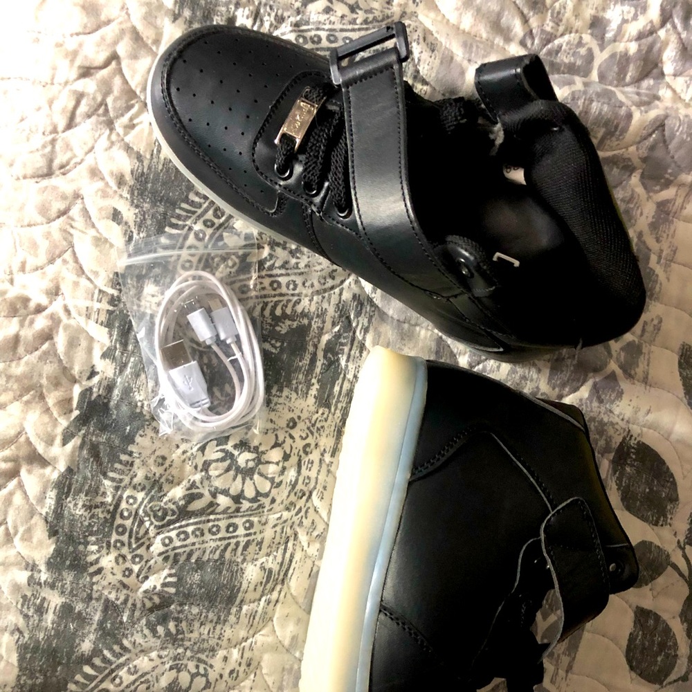 Light up high top sneakers brand new never worn.